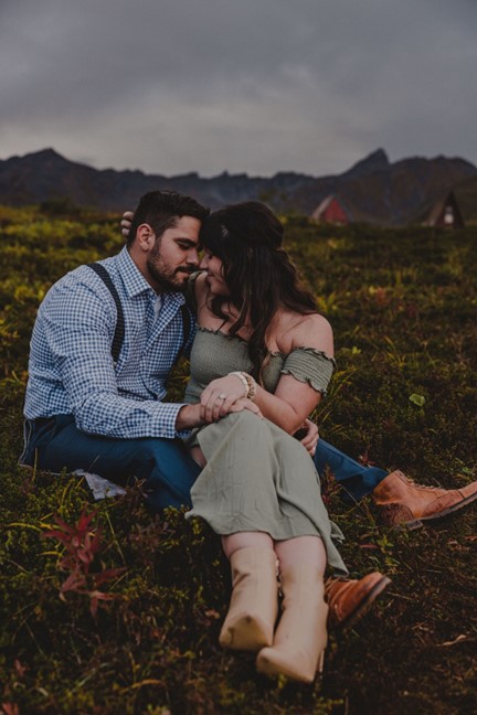 Soaking in the moment in Hatcher Pass