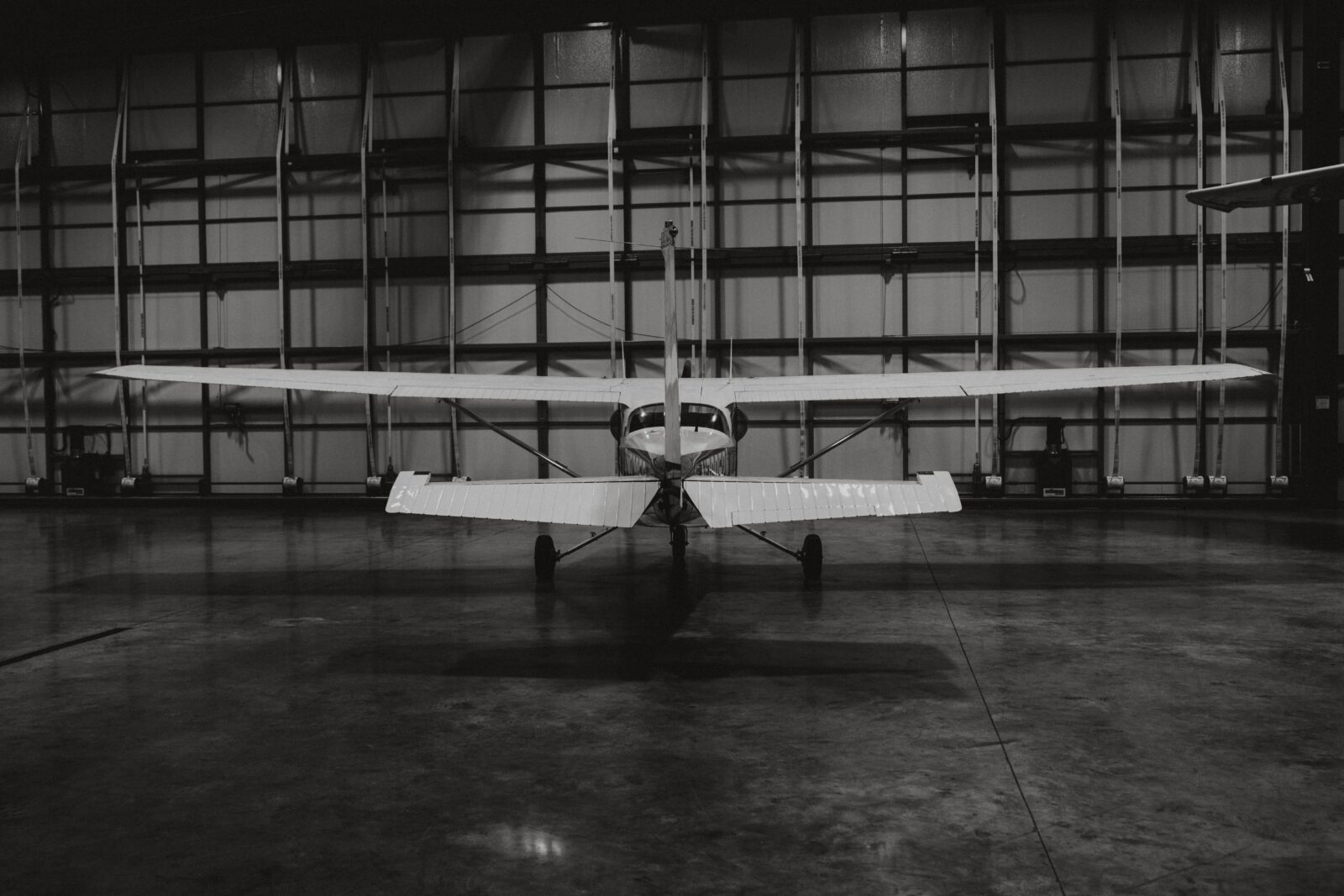 The airplane that has flown Zack and Zoe through multiple momentous occasions, including their Alaska Airplane Hangar elopement.